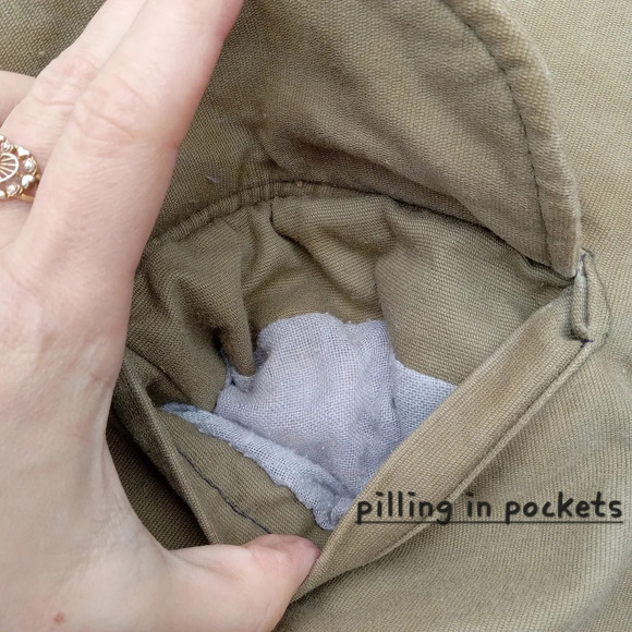 Vintage Military Parka Jacket Faux Fur Hood/Collar Men's Medium - Picture 14 of 16